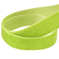 Artikel Samtband Hellgrün Dekoband Samt Band Grün 20mm 10m