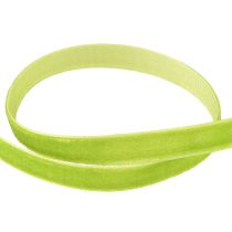 Artikel Samtband Hellgrün Dekoband Samt Grün 10mm 20m