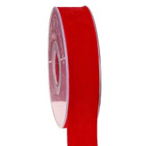 Artikel Samtband Rot Schleifenband Stoffband Band 25mm 7m