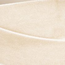 Artikel Geschenkband Samtband Beige 20mm 10m für Dekoration und Verpackung