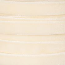 Artikel Samtband Creme 10mm x 20m aus Polyamid auf Rolle