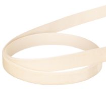 Artikel Samtband Creme 10mm x 20m aus Polyamid auf Rolle