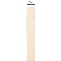 Artikel Samtband Creme 10mm x 20m aus Polyamid auf Rolle