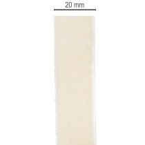 Artikel Geschenkband Samt creme 20mm x 10m für Dekoration und Floristik