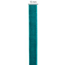 Artikel Samtband Petrol 10mm x 20m für Dekoration und Geschenkverpackung