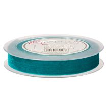 Artikel Dekoband Samtband 20mm Petrolblau 10m für Dekoration