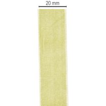 Artikel Dekoband Samtband 20mm 10m Salbeigrün für Geschenkverpackungen