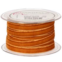 Artikel Dekoband Samtband 10mm x 20m Orangebraun Terra Innenbereich