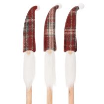 Artikel Weihnachtswichtel Deko-Stecker 58 cm mit Filzmütze Rot-Weiß 6 Stück Innenbereich