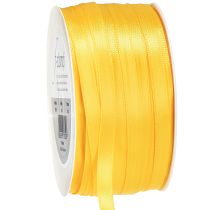 Artikel Satinband Geschenkband Gelb Schmales Dekoband 6mm 50m