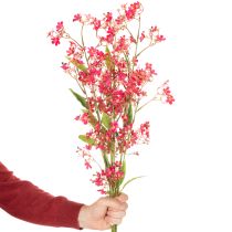Artikel Künstlicher Blütenzweig Oncidium Orchidee 112cm Pink 3er Set