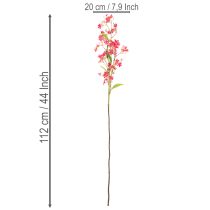Artikel Künstlicher Blütenzweig Oncidium Orchidee 112cm Pink 3er Set