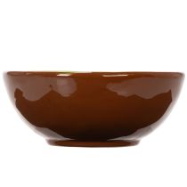 Artikel Keramik Servierschüssel Kiwi-Design 15 cm Grün-Braun