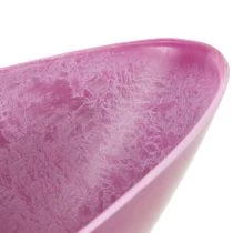 Artikel Schale aus Plastik in Pink 39cm x 13cm H13cm für Dekoration