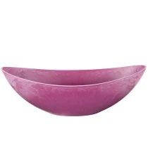 Artikel Schale aus Plastik in Pink 39cm x 13cm H13cm für Dekoration