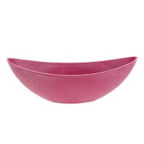 Artikel Schale aus Plastik in Pink 39cm x 13cm H13cm für Dekoration