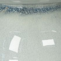 Artikel Keramik-Schale auf Sockel 17 cm in Grau