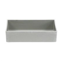 Artikel Schale eckig Grau 20cm x 10,5cm H5cm
