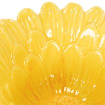Artikel Blumenschale Keramik 13 cm Gelb Set 2 Stück Innenbereich