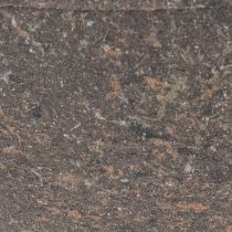 Artikel Runde Pflanzenschale mit Sockel 18 cm Metall Braun Anthrazit
