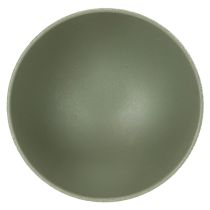 Artikel Pflanzschale aus Metall mit hohem Fuß, rund, 18 cm, hellgrün