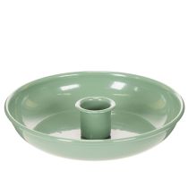 Artikel Kerzenständer aus Metall grün für Tafelkerzen 13cm