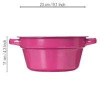 Artikel Pflanzschale Metall Sommerdekoration im Wohbereich 23cm 3St