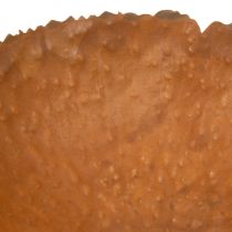 Artikel Runde Metallschale 20 cm Rostoptik strukturierte Oberfläche