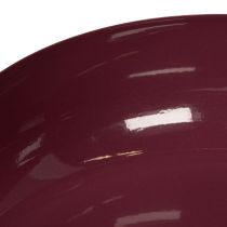 Artikel Dekoschalen-Set aus Metall in Bordeaux, Ø 21 cm und Ø 13 cm, Innennutzung