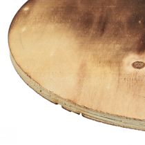 Artikel Deko Holzscheibe aus Sperrholz Ø24cm geflammt