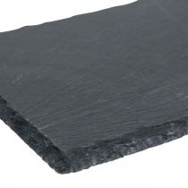 Artikel Schiefertafel lang, Dekotablett Naturstein 40×13cm 2St