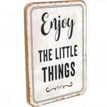Vintage Holzschild Spruch Dekoschilder Sortiert 20×15cm 2St