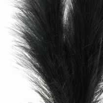 Federgras Schwarz Chinaschilf Künstliche Trockengräser 100cm 3St