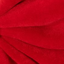 Artikel Dekoschleife Samt Rot 50cm für Fenster und Türen
