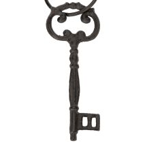 Artikel Deko Schlüsselring aus Gusseisen mit antiken Schlüsseln, 27 cm, Braun, für nostalgische Wohnraumdekoration