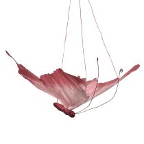 Artikel Hängedekoration Schmetterling aus Papier 50x30cm Rosa-Flieder 2er-Set