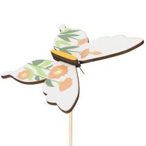 Artikel Schmetterlingsstecker aus Holz, 29 cm, bunt, Set mit 12 Stück, für Garten und Blumentopf