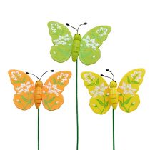 Artikel Schmetterling bunt sort. 6cm L25cm 15St