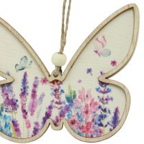 Artikel Schmetterling Holz Dekohänger Leinen 11,5x9,5cm 6 St