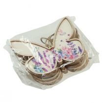 Artikel Schmetterling Holz Dekohänger Leinen 11,5x9,5cm 6 St