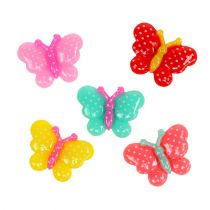 Schmetterlinge Mini 2cm bunt 24St