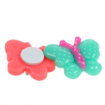 Schmetterlinge Mini 2cm bunt 24St