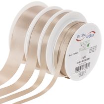 Artikel Taftband Beige 50 m Verschiedene Breiten
