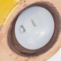 Artikel Keramik Schnecke mit LED, 12cm, 2er-Set, Gelb und Grün