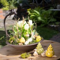 Artikel Keramik Deko Schnecke mit LED Beleuchtung Witzige Tischdeko für Zuhause und Balkon 12cm 2St