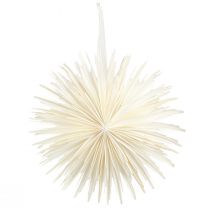 Artikel Schneeflocke Papierstern Weiß Ø50 cm für Weihnachtsdekoration