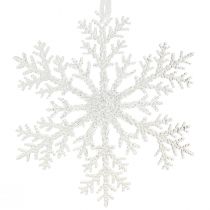 Artikel Schneeflocken Deko Eiskristall zum Hängen 18×20cm 4St
