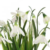 Schneeglöckchen künstlich, Schneeglöckchen Kunstblume 25cm