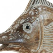 Schwertfisch Deko Fisch Holz Maritime Deko L40×H24,5cm