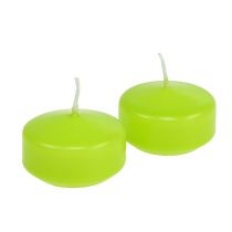 Artikel Schwimmkerzen Grün 4,5cm 8 St